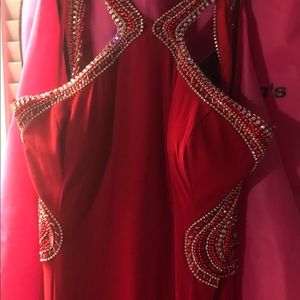 Dave and Johnny Plus Size Prom Dress